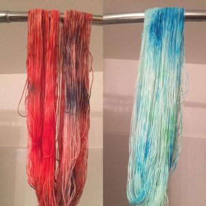 BloodRaven and Phantasm in the skein CriticalSheep New Colors